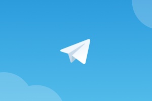 Telegram Logo Minimal 4k